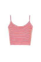 Topshop Stripe Crop Cami