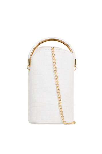 Topshop *faux Snakeskin Print Clutch Bag By Koko Couture