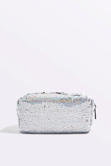Topshop Shelby Sequin Embellished Make Up Bag