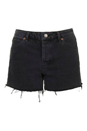 Topshop Moto Washed Black Ashley Short