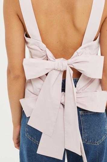 Topshop Tie Back Camisole Top