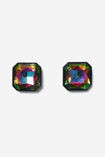 Topshop Square Stone Earrings