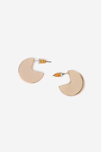 Topshop Smooth Disc Hoop Earrings