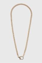 Topshop Gold Chain Clasp Necklace