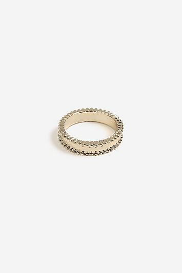 Topshop *hammered Band Ring