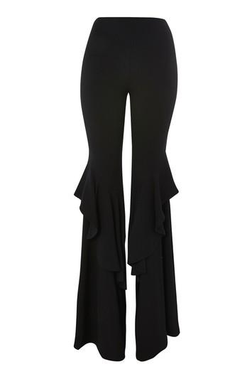 Topshop Extreme Frill Flared Trousers