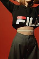 Exclusive Cropped Hoodie By Fila
