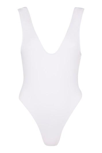 Topshop *white Swimsuit By Minimale Animale