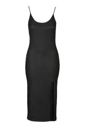 Topshop Scoop Split Midi Dress