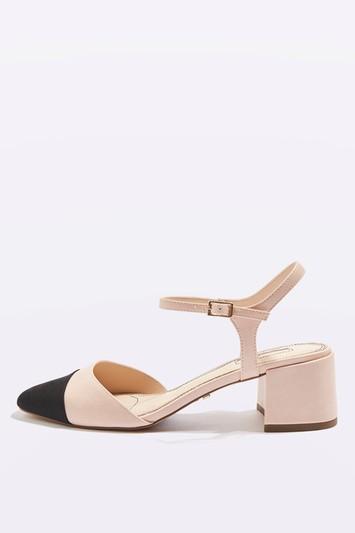 Topshop Jolene Toe Cap Block Heels