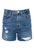 Topshop Petite Ashley Rip Shorts
