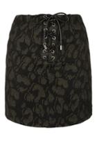 Topshop *sidgwick Mini Skirt By Unique