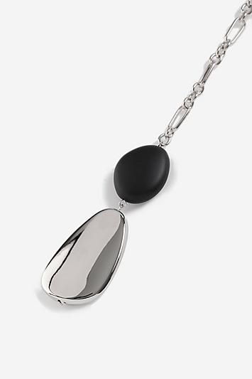Topshop *smooth Ball Y-neck Necklace