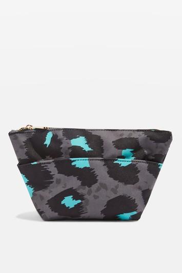 Topshop Large Leopard Print Makeup Bag