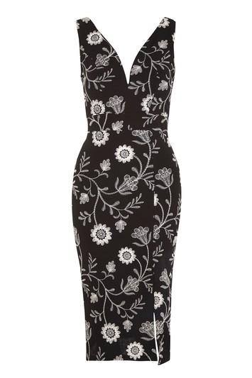 Topshop *solaine Midi Dress By Tfnc