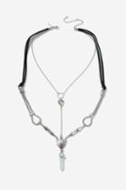 Topshop Shard Collar Necklace