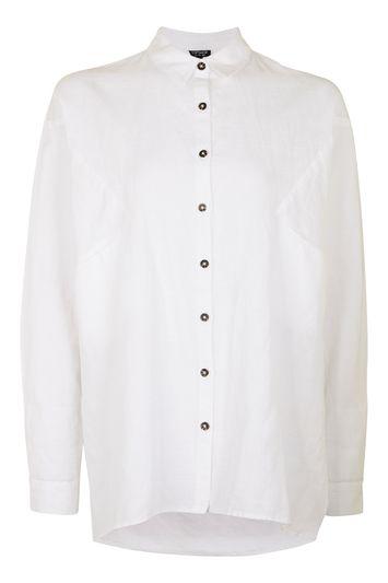 Topshop Tokyo Oversized Neppy Shirt