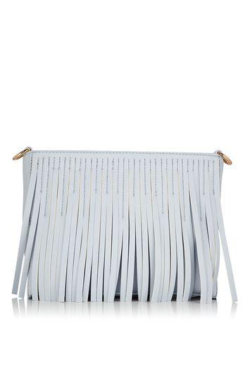 Topshop *grey Verity Crossbody Bag By Skinny Dip