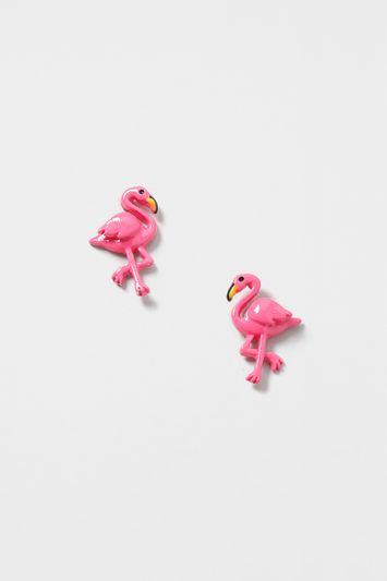 Topshop Flamingo Stud Earrings