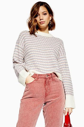 Topshop Waffle Stitch Jumper