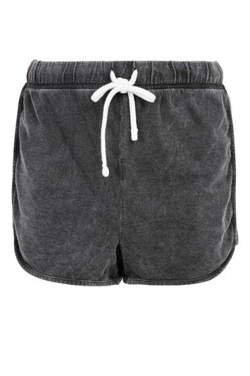 Topshop Tall Washed Stitch Runner Shorts