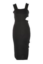 Topshop Wide Strap Midi Dress