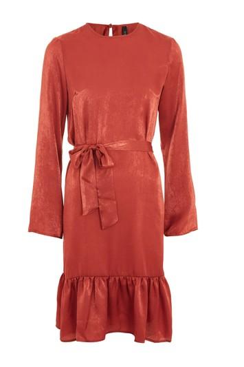Topshop Sicha Skater Dress By Yas