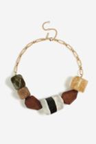 Topshop *wood And Resin Necklace