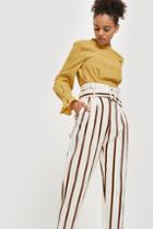 Topshop Multi Coloured Stripe Tapered Pants