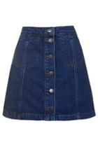 Topshop Tall Button Pocket Skirt