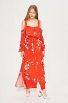 Topshop *floral Maxi Dress By Yas