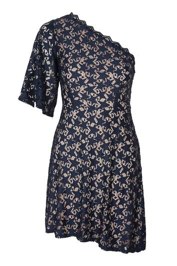 Topshop Star Print Lace Mini Dress