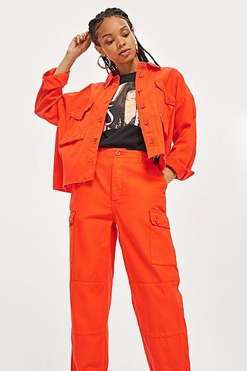 Topshop Oversized Utility Trousers