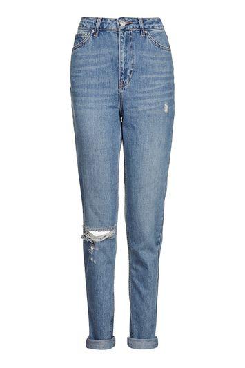 Topshop Tall Rip Mom Jeans