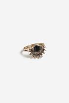 Topshop *stone And Fan Ring