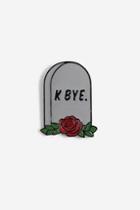 Topshop *'k Bye' Halloween Slogan Brooch