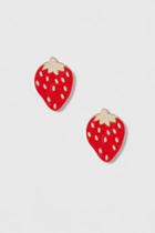 Topshop Resin Strawberry Earrings