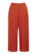 Topshop Wide Leg Textured Trousers