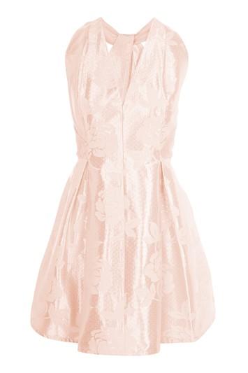 Topshop Petite Twist Jaquard Dress