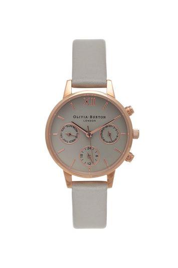 Topshop *grey Dial Watch By Olivia Burton
