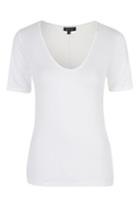 Topshop Super-soft V-front Tee