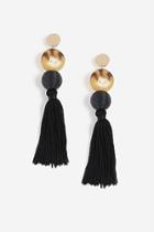 Topshop Mixed Media Drop Earrings