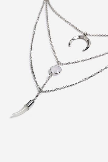 Topshop *tusk Multi-row Choker
