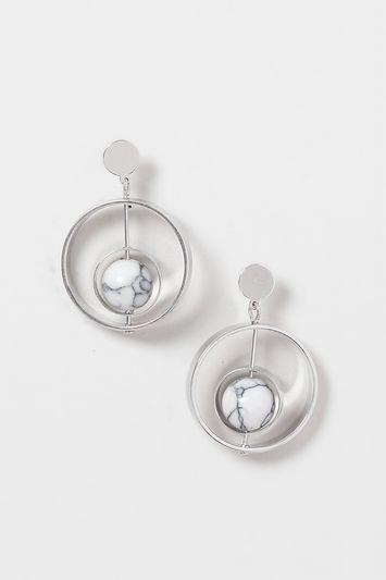 Topshop Semi-precious Stone Earring