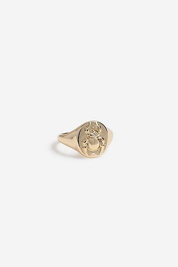 Topshop *beetle Pinky Ring