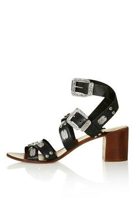 Topshop Verse Western Heeled Sandals