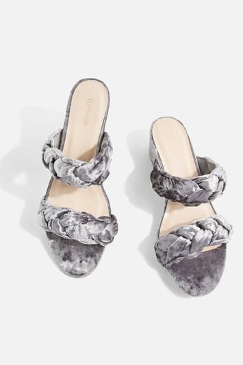 Topshop Dee Dee Two Part Block Heels