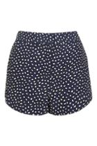 Topshop Animal Smudge Shorts