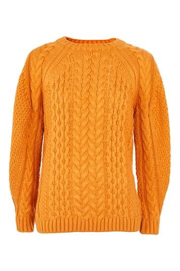 Topshop Cable Knit Sweater