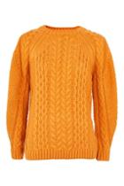 Topshop Cable Knit Sweater